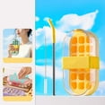 thumbnail image 1 of Tao Tao Ice Cube Tray Bottle, Cool Summer Ice Bottle Cup, Press Ice Cube Mold, 2 In 1silicone Ice Trays Kettle, Portable Touch-Free Flexible Ice Maker Cup Quick Ice Making Yellow, 1 of 9