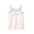 thumbnail image 1 of Tao Tao Kids Girls Scoop Neck Undershirts Cotton Tank Top Breathable Sleeveless Vest Underwear Cute Flower Prints Sling Camisoles White 4 Years, 1 of 3