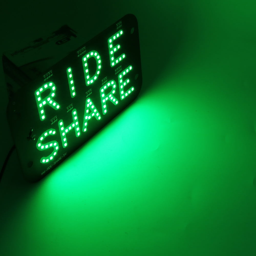 Tao Tao LED Light Sign For Car, Taxi Windshield Light Sign, USB Car LED ...