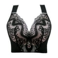 thumbnail image 1 of Tao Tao Lace Bras for Women Push Up Underwire Underwear Plus Size Cup Lingerie Gather Comfortable Bralette Dark Gray 48D, 1 of 1