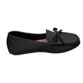 thumbnail image 1 of Tao Tao Loafers for Women Casual Flat Shoes Slip On Penny Loafers Comfortable Breathable Boat Shoes for Work Driving Walking Black 40, 1 of 8