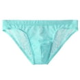 thumbnail image 1 of Tao Tao Men Briefs Lace Low Rise Bikini Briefs And Breathable Underwear For All Seasons Light Blue L, 1 of 2
