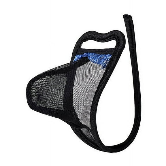 Tao Tao Mens C String Panties C Shape G String Briefs Mesh Sheer Bulge Pouch Thong Underwear Blue Free Size