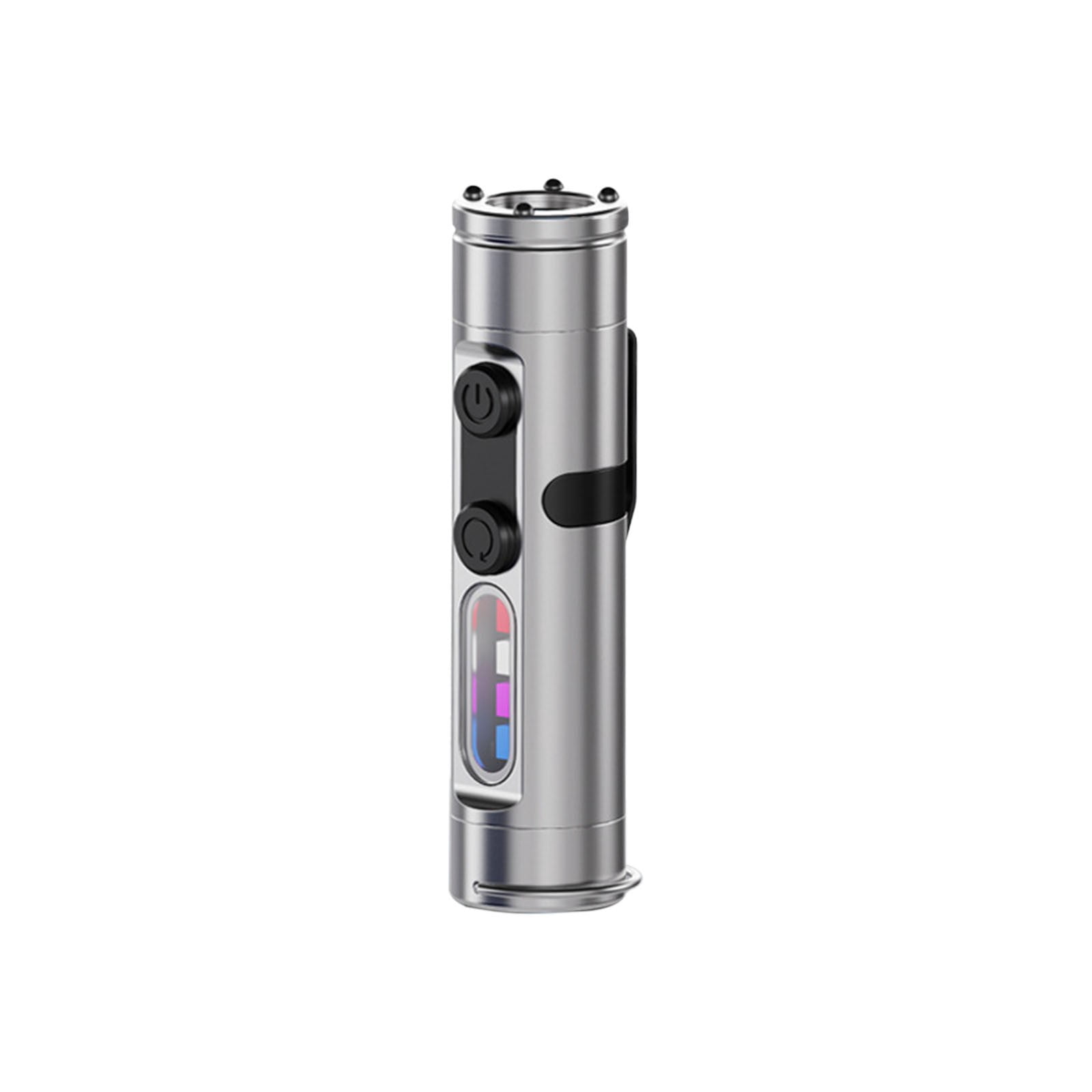 Rechargeable Keychain Mini Flashlight - EDC Pocket Light, USB Charging, Compact Bright LED