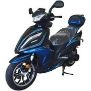 Tao Tao New Quantum 150 TITAN 150 Gas Scooter Fully Automatic Upgraded 150cc CVT transmission for Adults and youth - Sporty Blue