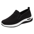 thumbnail image 1 of Tao Tao Orthopedic Shoes for Women Woven Orthopedic Breathable Soft Shoes Slip On Arch Support Walking Shoes Casual Run Shoes Diabetic Foam Shoes Black 41, 1 of 7