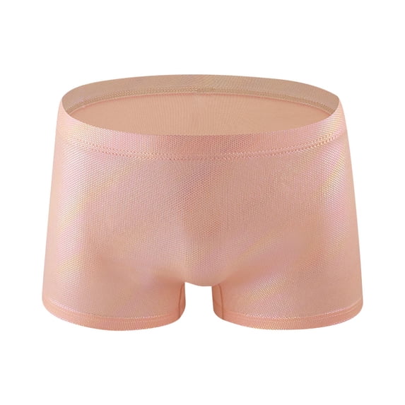 Tao Tao Silk Men Pounch Underwear Seamless Boxer Briefs Fitness Sport Underpants Skin XXXL