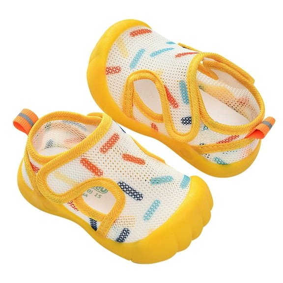 Tao Tao Toddler Water Shoes Qucik Dry Baby Girl Boy Beach Sandals Comfy Lightweight Non Slip Barefoot Walking Shoes Summer Beige 3.5 Years