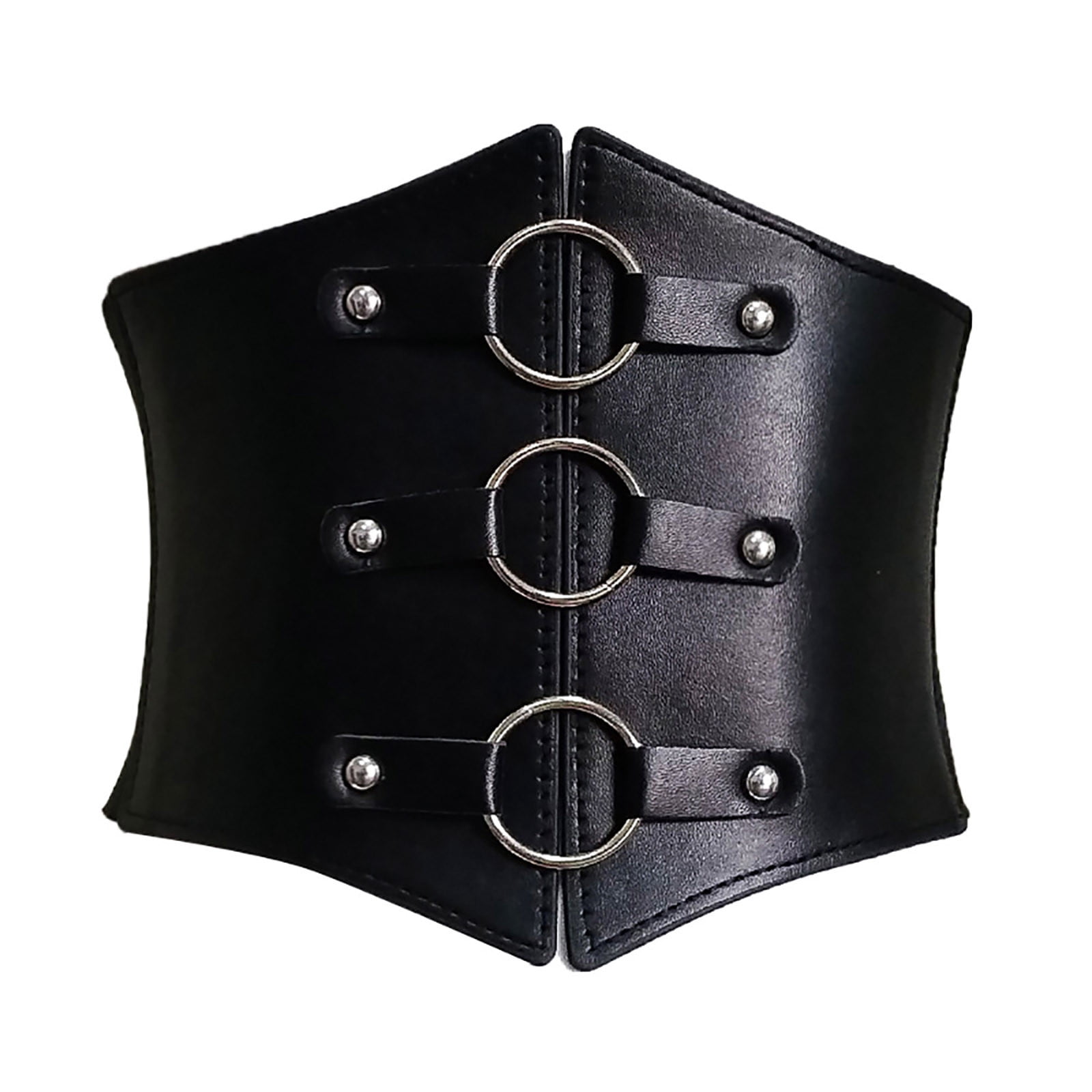 Tao Tao Women Corset Belt Metal O-Ring Heart-Ring Wide  display picture 1