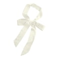 thumbnail image 1 of Tao Tao Women Solid Color Long Neckerchief Pure Skinny Scarf Necktie Handbag Wrap Handle Satin Belt Beige, 1 of 2