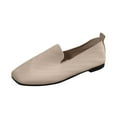 thumbnail image 1 of Tao Tao Women’s Ballet Flat Shoes Dress Shoes Knit Round Toe Slip On Ballerina Walking Flats Shoes for Woman Low Wedge Casual Pink 38, 1 of 8
