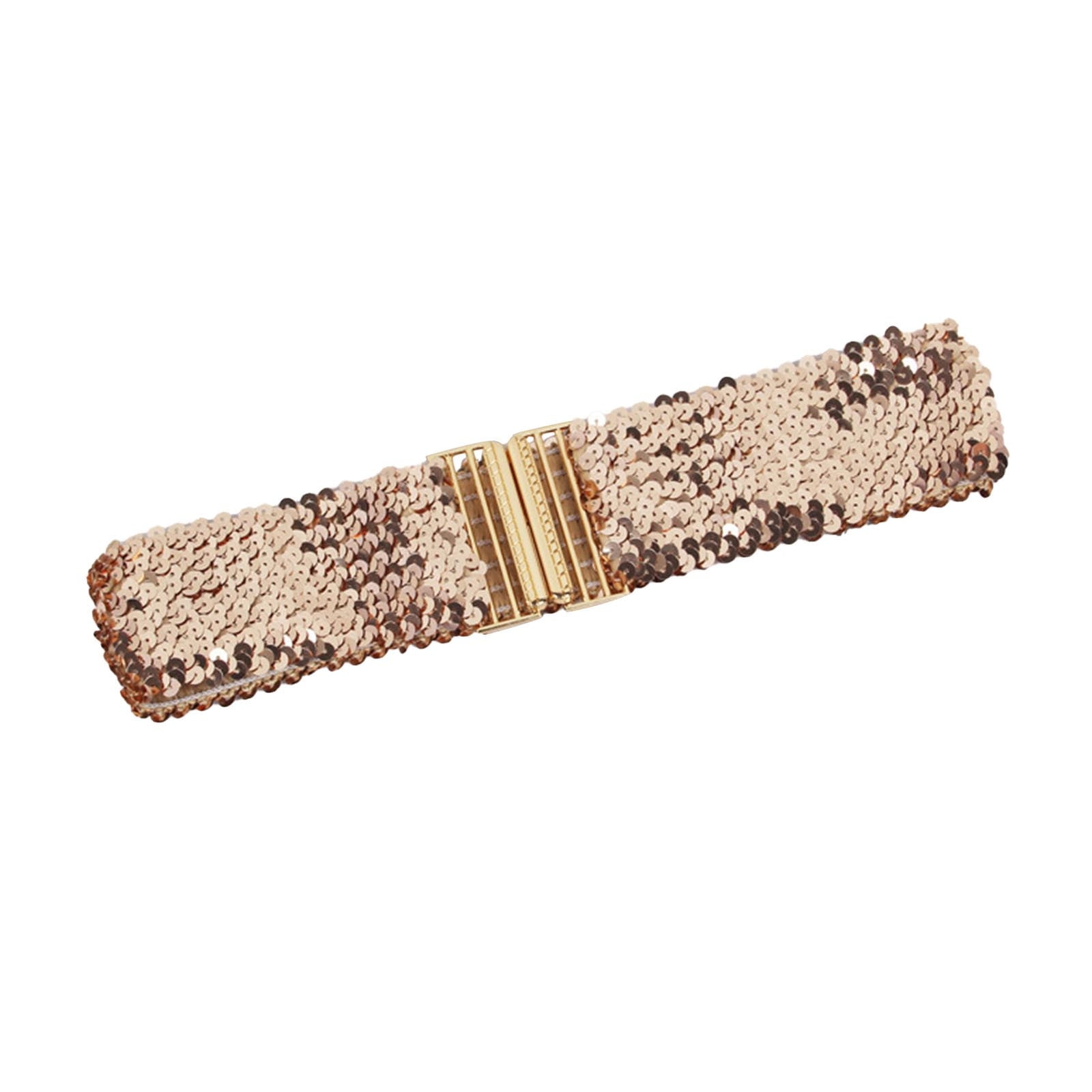 slim fit dress slacks Sequin Belt with Fringe Skirt (Gold) – The Party Inventory main image 0