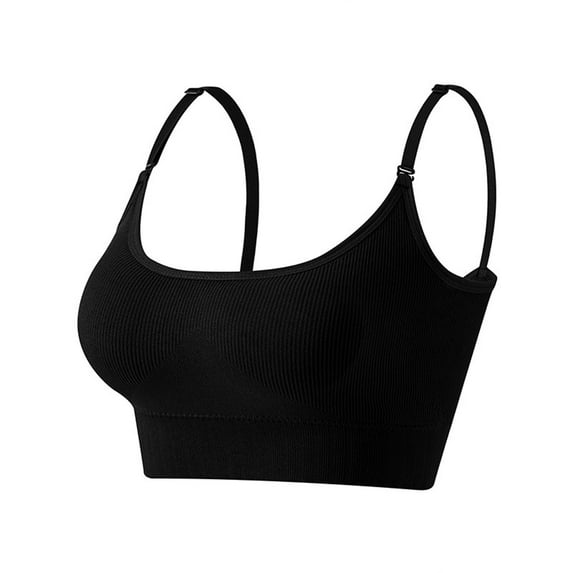 Tao Tao Womens Sports Bras Women Light Support Padded Workout Bras Shaping Yoga Shapewear Underwear Women Supportive Seamless Black 2XL