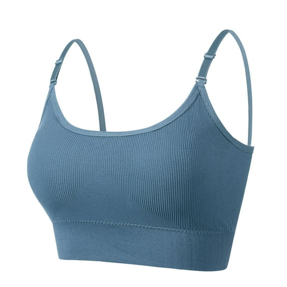 Tao Tao Womens Sports Bras Women Light Support Padded Workout Bras Shaping Yoga Shapewear Underwear Women Supportive Seamless Blue XL