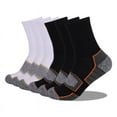 thumbnail image 1 of Tao Unisex Athletic Running Socks Cushion Padded Moisture Wicking Low Cut Compression Sports Socks Breathable Cotton SocksGrayM, 1 of 1