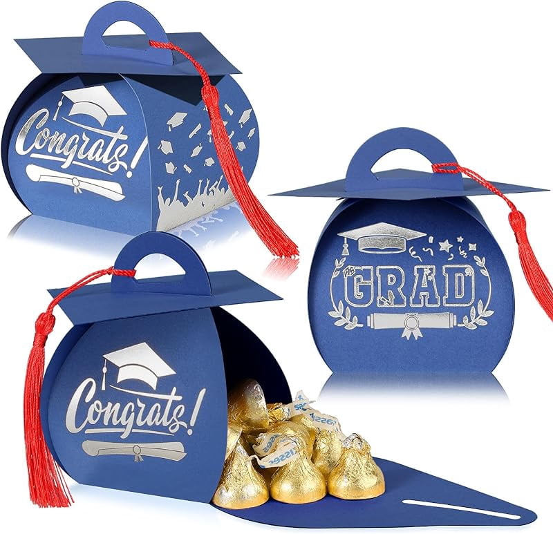 TaoBary 30 Pcs Graduation Cap Gift Boxes Graduation Decorations Class ...
