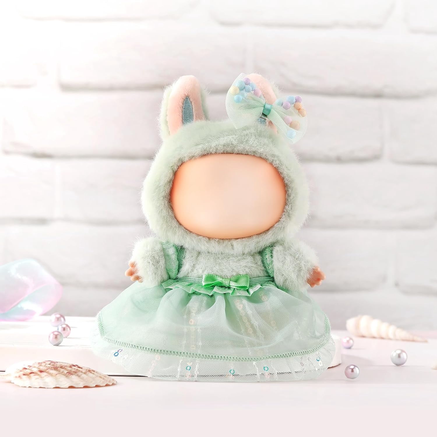 17cm Dolls Outfits - Adorable Chic Dress Set for Dolls, Doll Clothes for Doll Accessories (NO Doll)