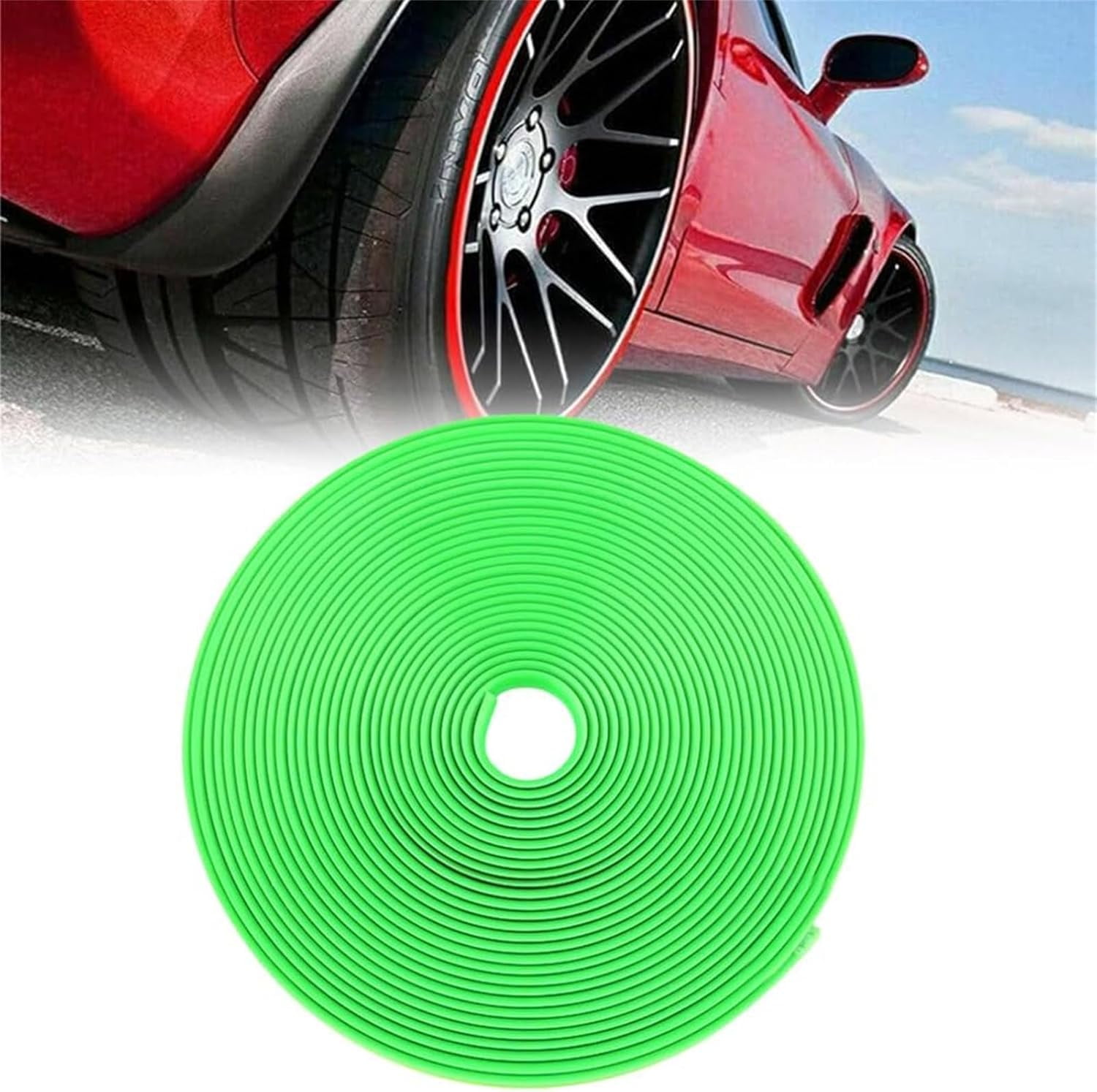 TaoLeHui 8M Car Wheel Rim Edge Protector, Rim Protector for Car Wheels ...