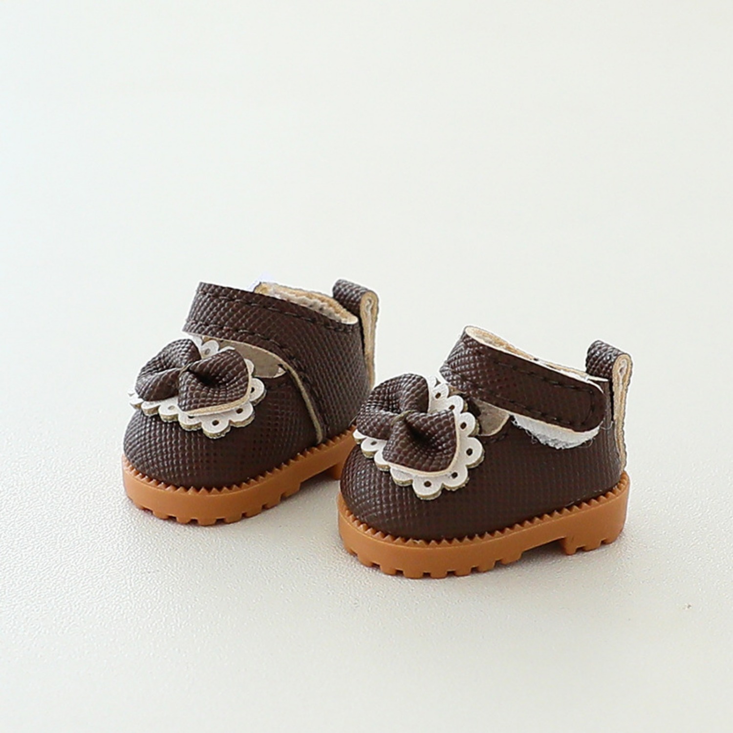 Mini Shoes for 17cm Dolls | Premium PU Leather Doll Footwear | Perfect for 15cm 17cm Dolls Display, Photography, Gifts | Stuffed Animal Shoes Replacement