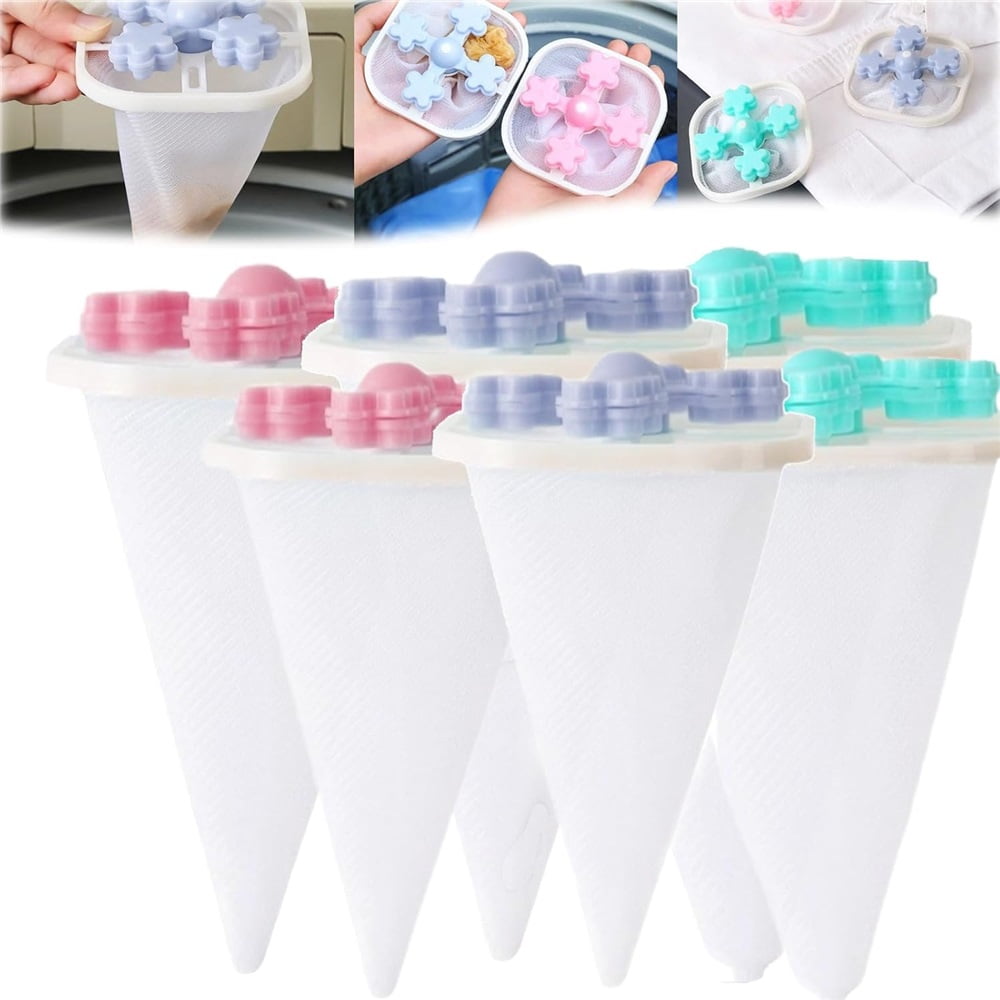 TaoLeHui Pet Hair Remover for Laundry – 3/6 Pack Reusable Washing ...
