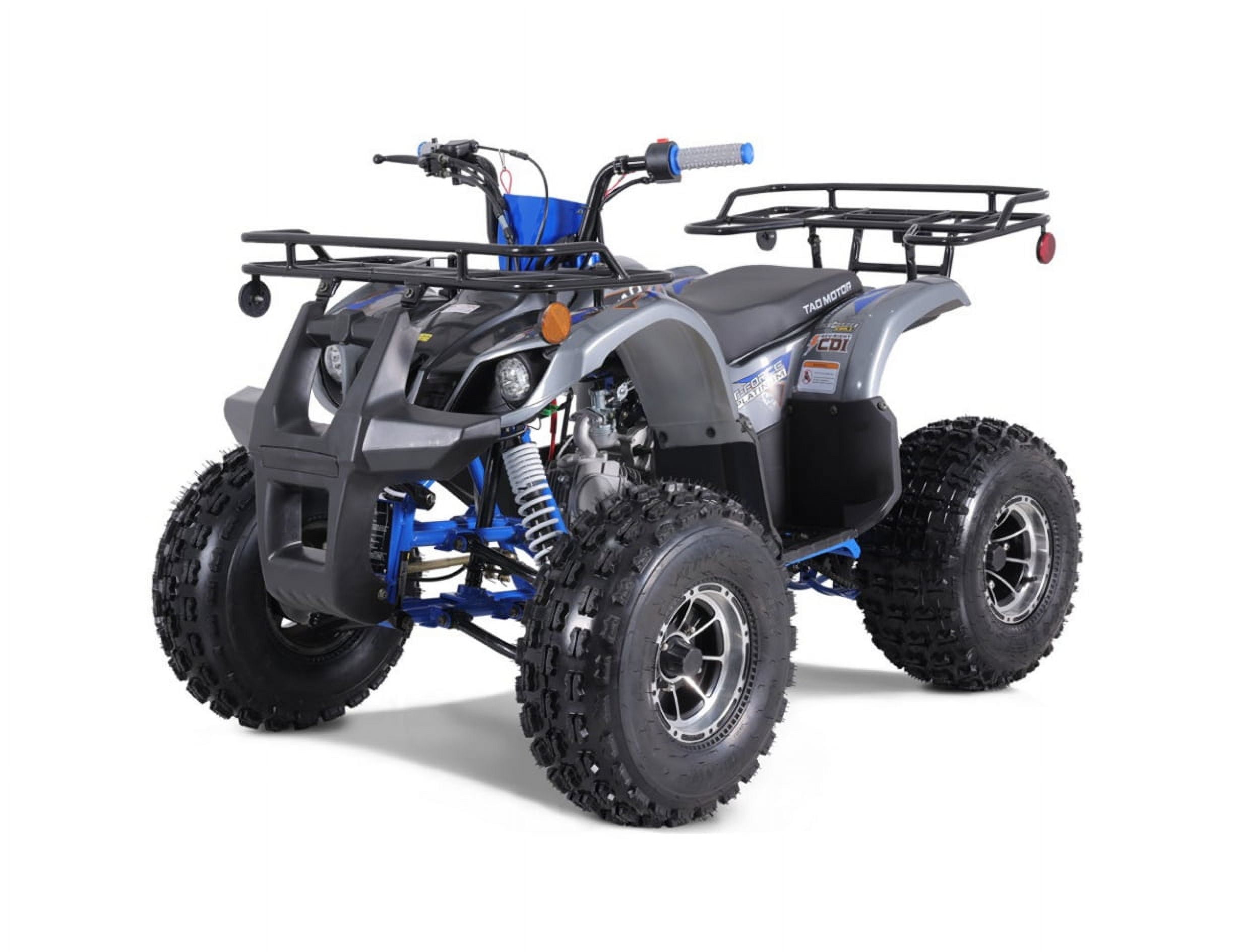 Tao Motor T-Force Platinum 120cc Adult ATV with Electric Start Reverse Hydraulic Disc Brakes 4WD