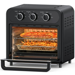 OVENTE 1700-Watt Stainless Steel Countertop Multi-Function Air Fryer  Rotisserie Convection Oven and Dehydrator OFM2025BR - The Home Depot