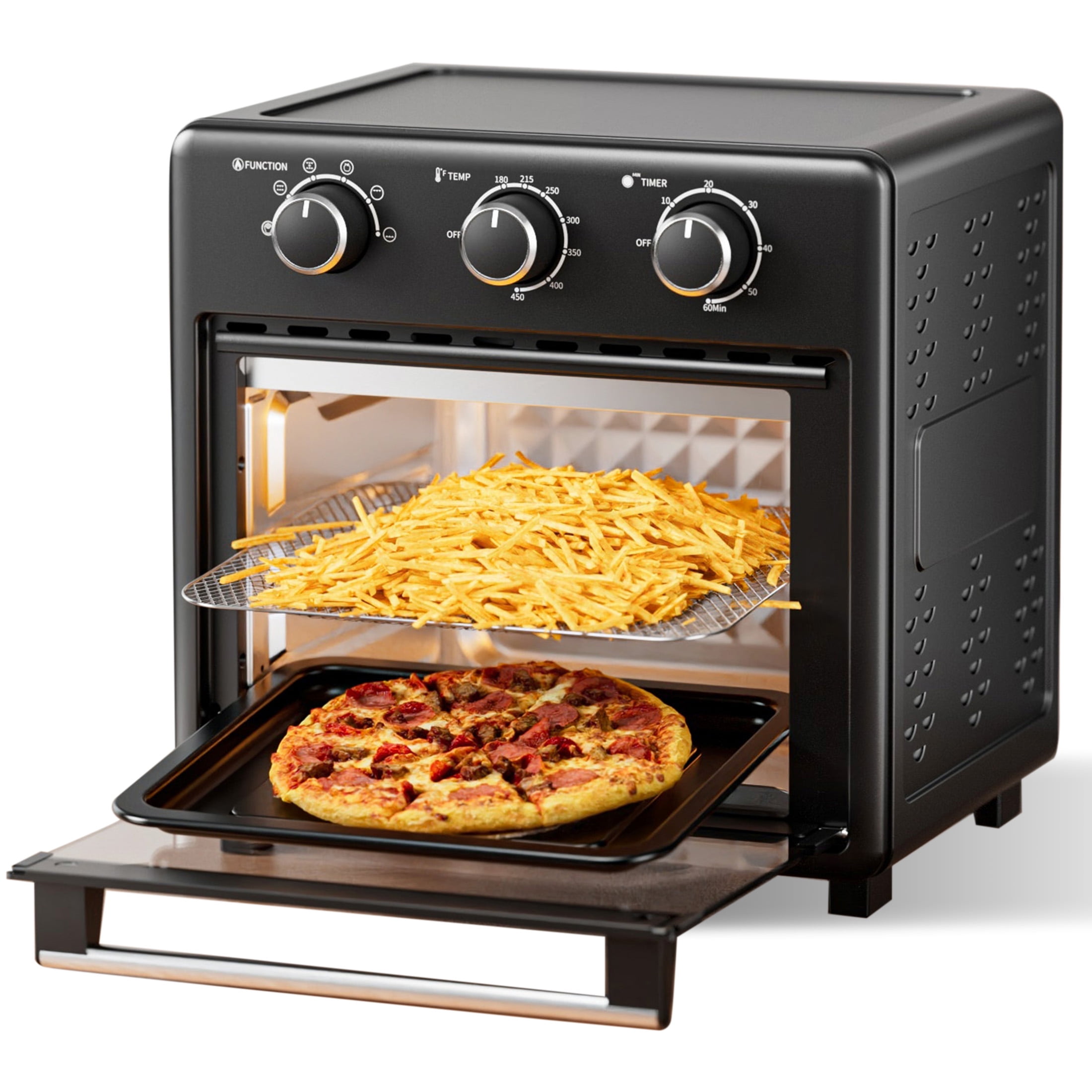 TaoTronics Air Fryer, 17QT Large Capacity Toaster Oven Countertop 6in
