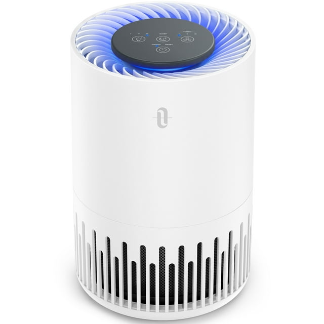 TaoTronics Air Purifier with True HEPA, Desktop Air Cleaner Perfect for Home, Bedroom, Smoke, Odor, and Dust TT-AP001