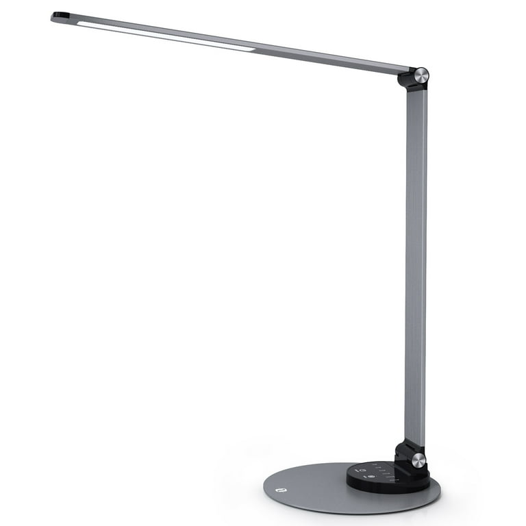 TaoTronics Dimmable LED Desk Lamp, Eye Caring Modes, 22 Gray