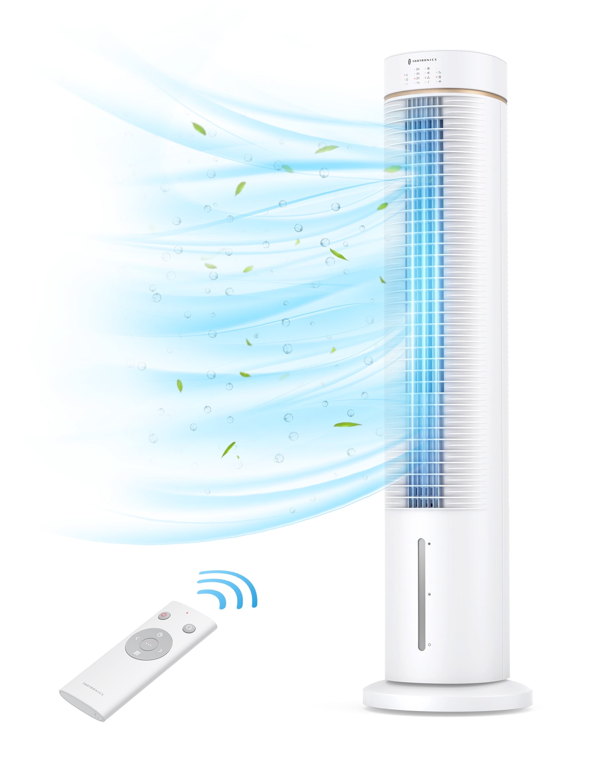 TaoTronics 3in1 45" Air Cooler, Tower Fan & Humidifier, 80¬∞ Oscillation, 4 Speeds, 6L Tank