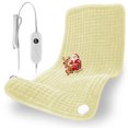 thumbnail image 1 of Heating Pad, 17''×33'' Electric Heating Pad for Back Pain Relief, 6 Heat Settings, Auto Off, Moist & Dry Heat Therapy for Neck Shoulder Relief and Cramps, Beige, 1 of 10