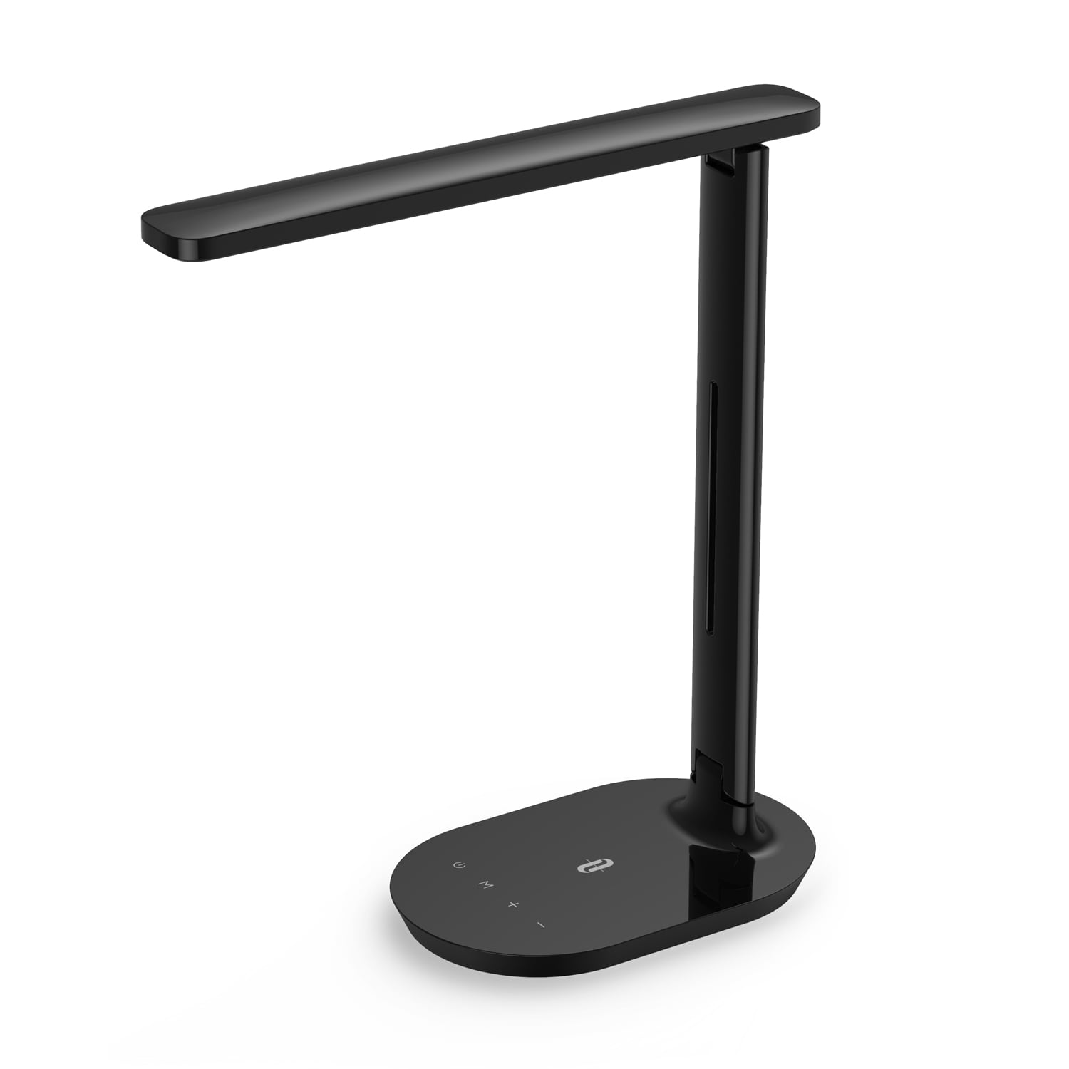 TaoTronics LED Desk Lamp, 12W Dimmable Office Reading Lamp Foldable Swing Desk Lamp with Touch Control, Black