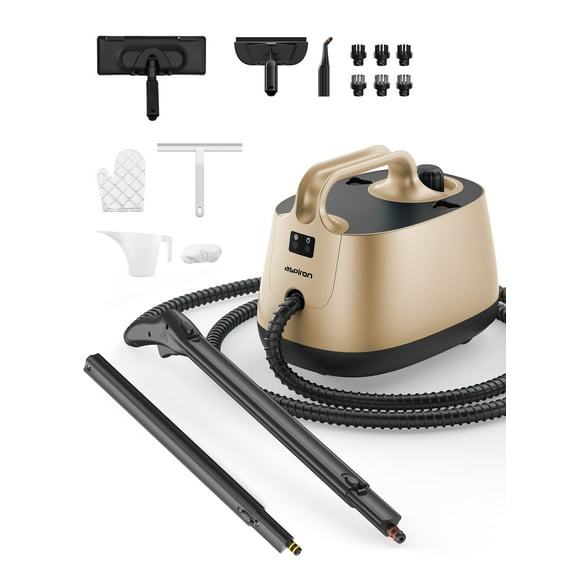 TaoTronics Steam Cleaner, Portable Multipurpose Steam Cleaner for Car, with 21 Accessories, 5 Mins Heating with 1.5L Tank, for Carpet and Upholstery