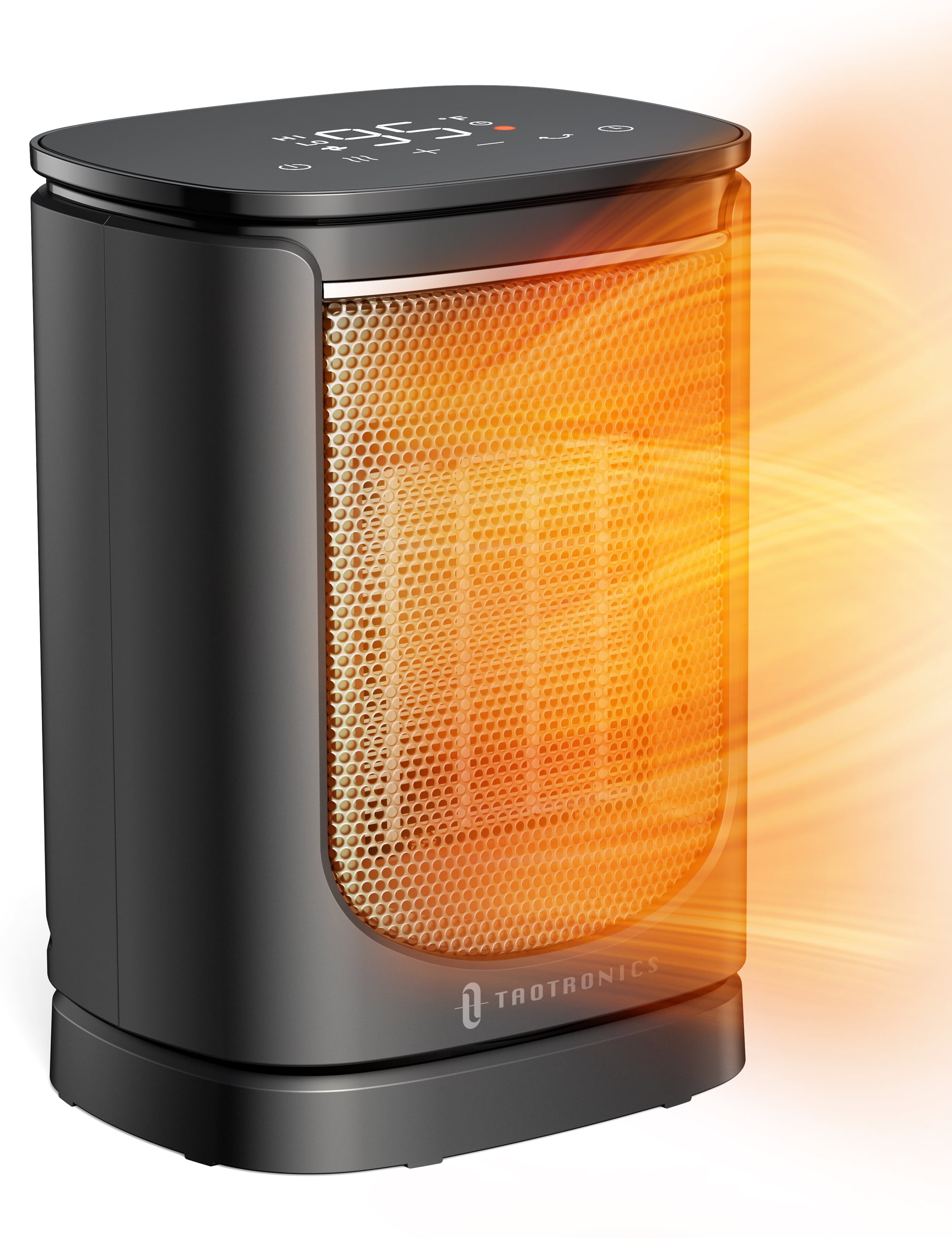 Space Heaters for Home, Electric Heater for Inside, 70 Oscillation, 1500W PTC Ceramic Heater Energy Efficient, Adjustable Thermostat , Room Heaters for Home,1-12H Timer