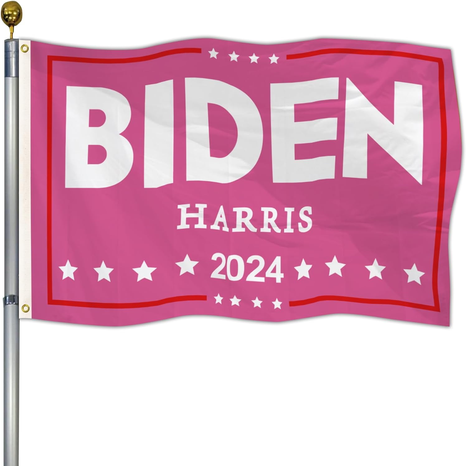 Taoarlpo Biden Harris 2024 Flag 3x5Ft Outdoor Flag with 4 Brass