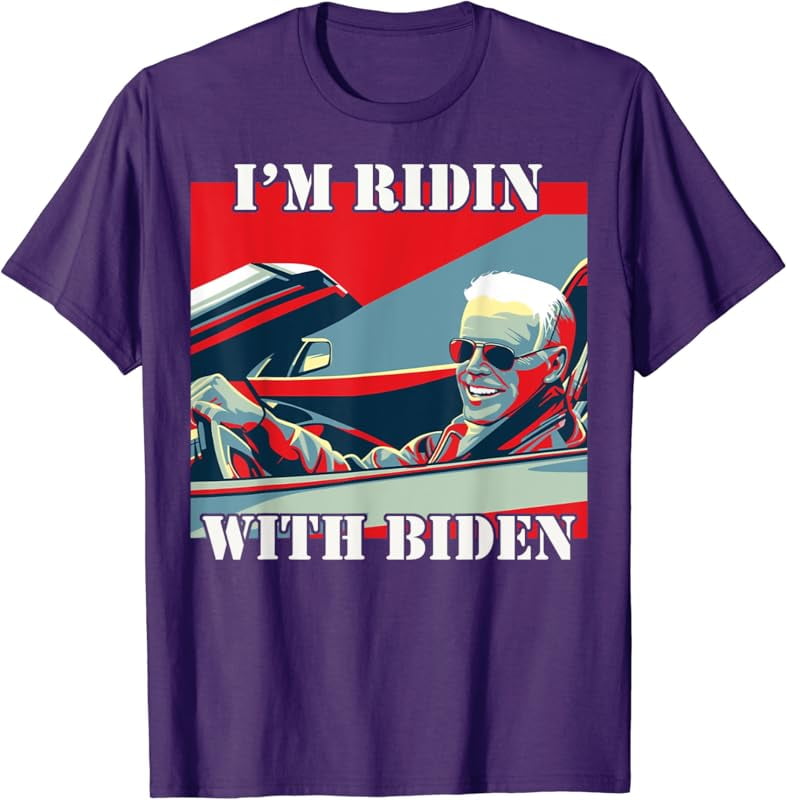 Taoarlpo Ridin with biden, i'm ridin with biden 2024 TShirt