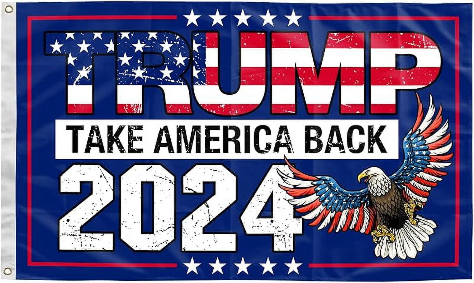 Taoarlpo Trump 2024 Flag, Trump 3x5 FT Flag Make America Great Again ...