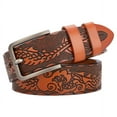 Taobao personality carved craft men‘s belt fashion jeans belt men‘s