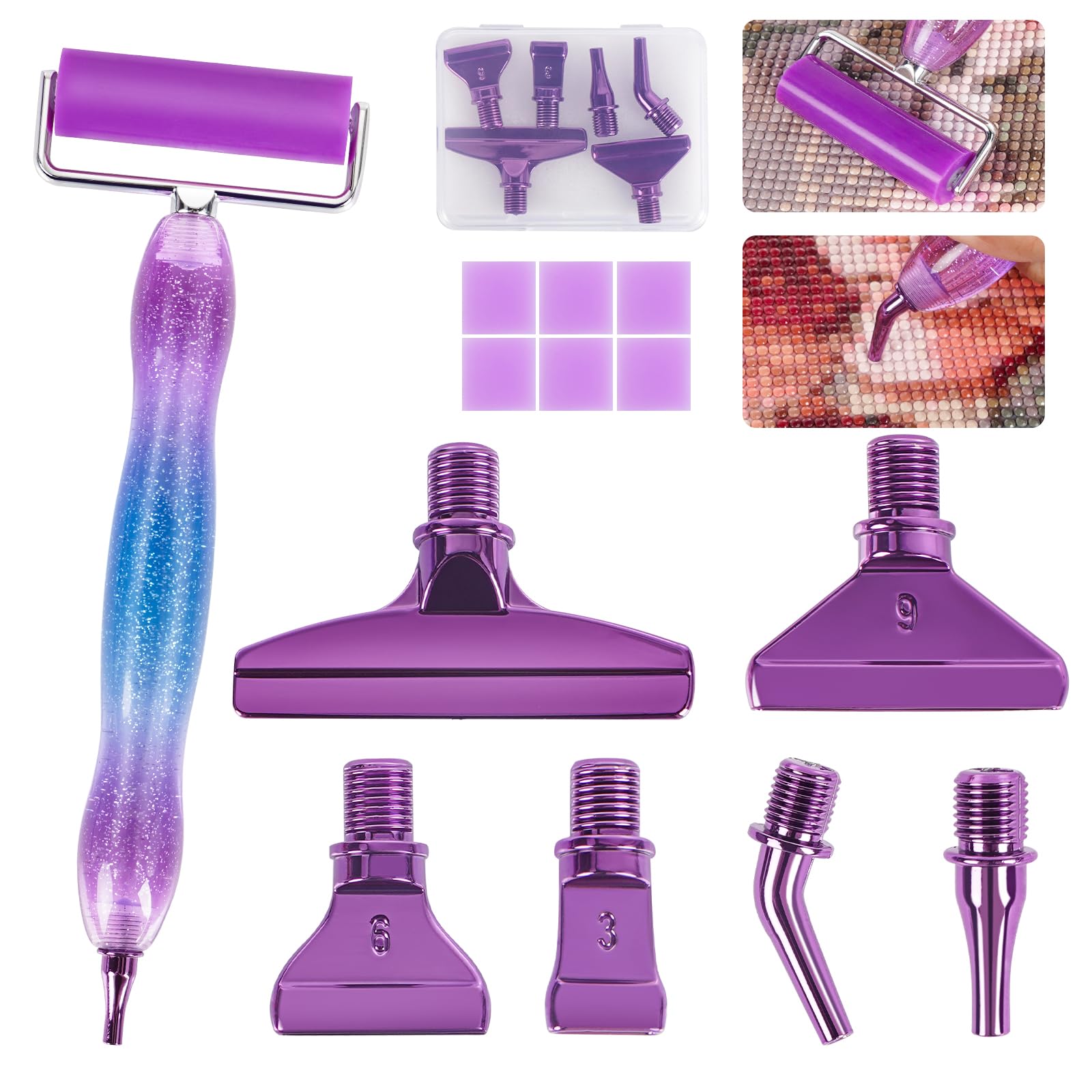 Diamond Painting Glue Clay,50 Pcs DIY Painting Glue Clay Cross-Stitch Painting Set Tool Diamond Painting Wax For 5D Diamond Painting Drilling