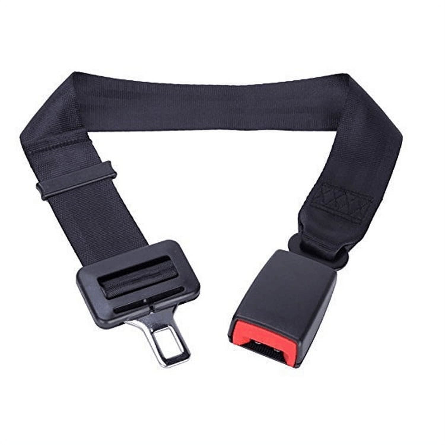 Seat Belt Extender Pros E4 Safety Certified Adjustable Seat Belt Extension  - Type A, Black, 9 - 26 Inches