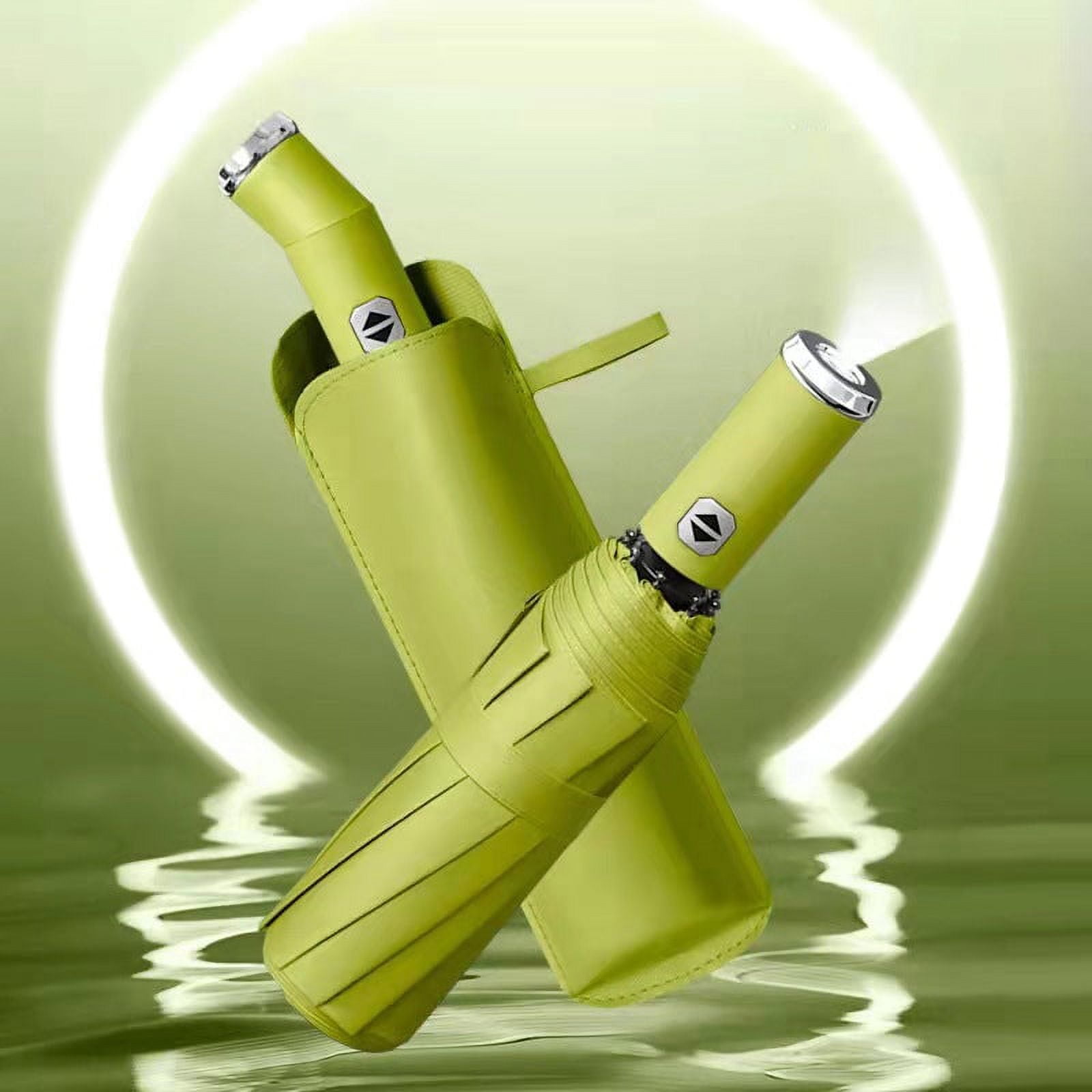 Taoger Travel Umbrella Handle with LED Light Portable Windproof