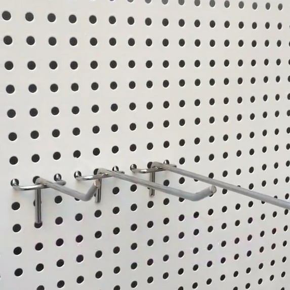 Taolixe 10Pcs Pegboard Hooks Professional Heavy Duty Iron Easy Installation Wall Mount Hanging Tools for Workshops Garages Clearance-Pegboard Hooks