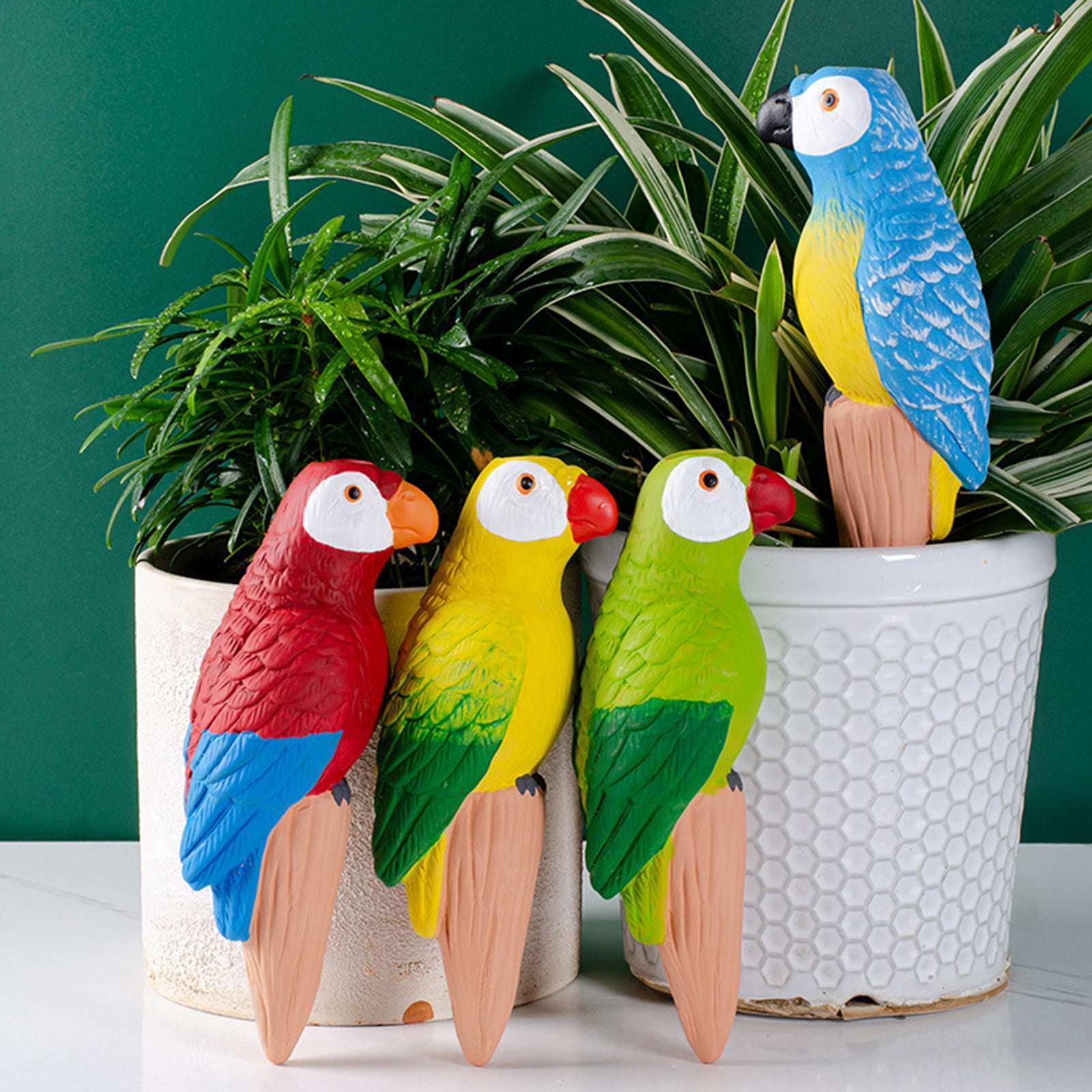 Self Watering Parrot Cage Reference: Taolixe 4Pcs Parrot Watering Spikes Self Watering Planters Continuous Moisture