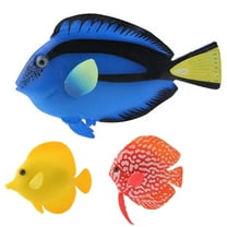 Taolixe Artificial Fish Simulation Floating Faux Clownfish Fish Tank Decor Supplies for Aquarium