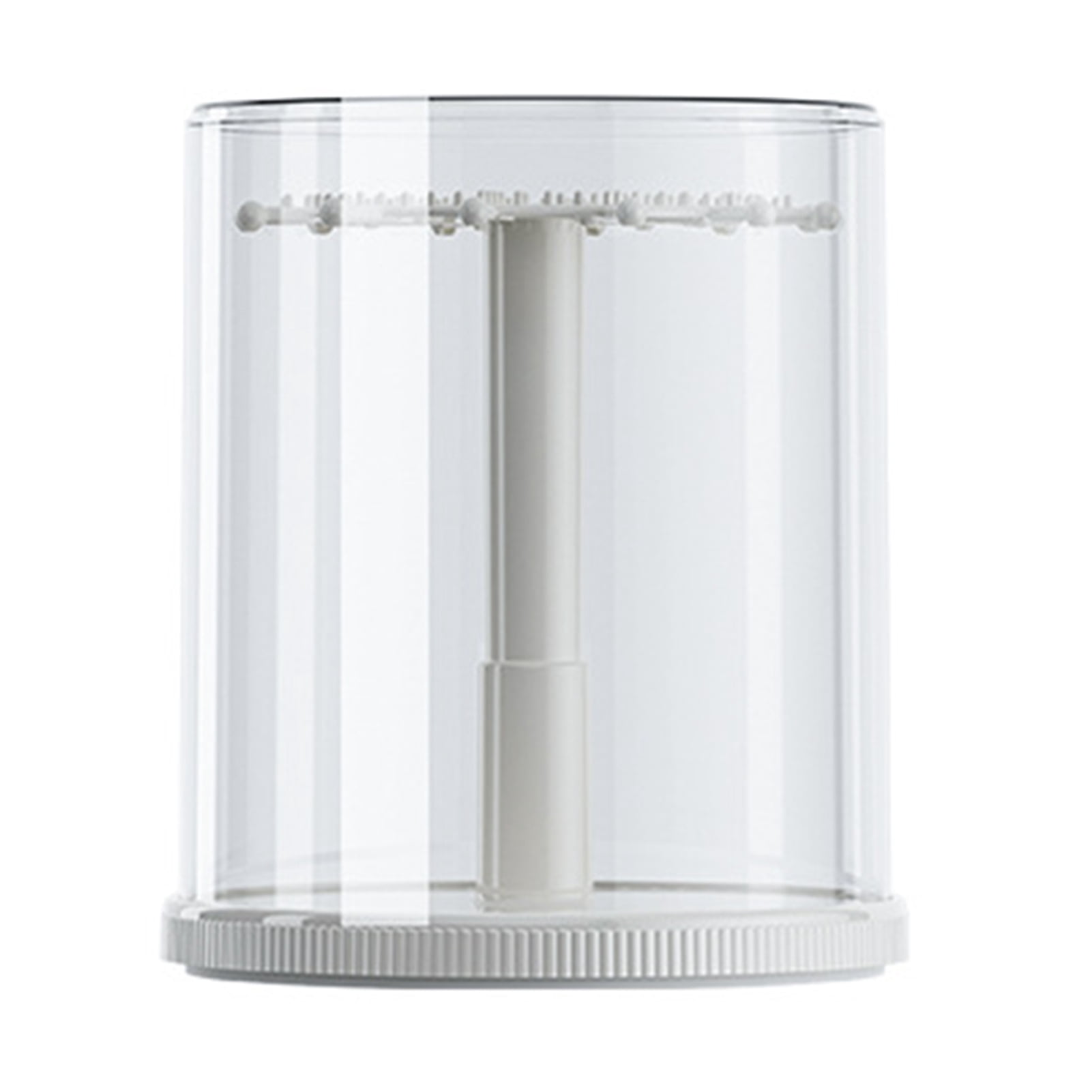 Rotating Lid Design Taolixe Clear Display Stand Plush Doll Storage Box with Lid 360-Degree ...
