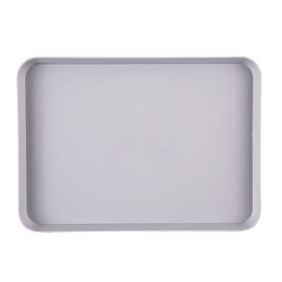 Taolixe Clearance Nordic Simple Rectangular Fruit Dessert Plastic Storage Tray Kitchen Supplies - Thick Cushion