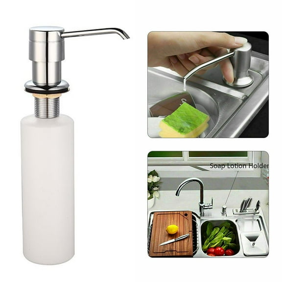 Taolixe Electroplated Plastic Soap Dispenser Sink Liquid Detergent Lotion Pump Bottle -Soap Dispenser