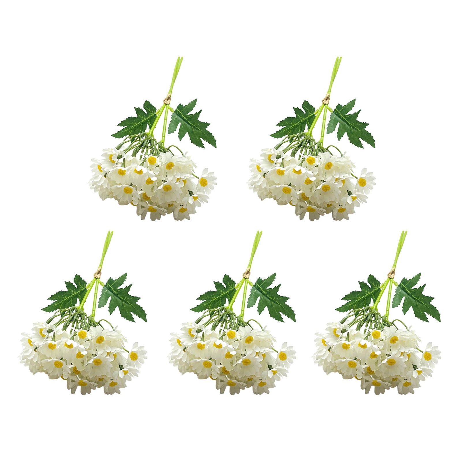 Taolixe Faux Chamomile Bunch Artificial Camomile Blooms with Bendable ...