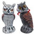 thumbnail image 2 of Owl Decoy Statue – Garden Scarecrow, Pigeon Repellent, Sturdy Plastic, 1-Year Warranty 2 of 5