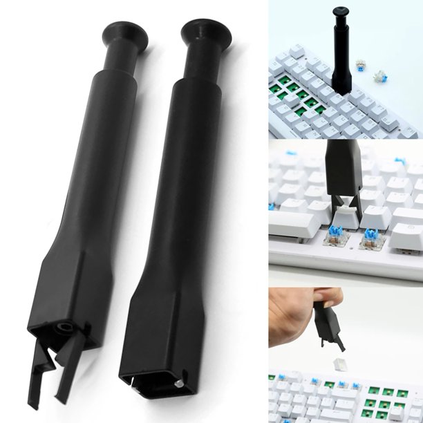 Taolixe Keyboard Key Keycap Puller Remover Dual Purpose Mechanical Gaming Keyboard Removing Fixing Tool Switch Extractor Cleaning Tool Keycap Starter